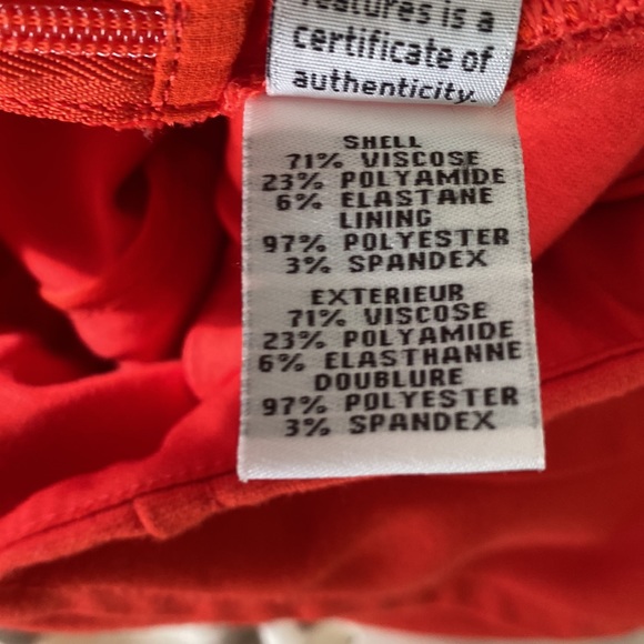 Diane Von Furstenberg Cameroon Blood Orange Mini Skirt - 8 - Picture 12 of 14